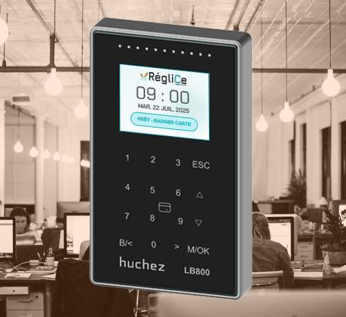 Badgeuse RégliCe Pro 2025