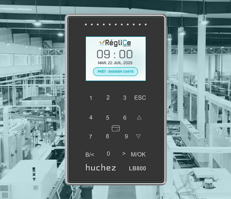 Badgeuse RégliCe Pro 2025